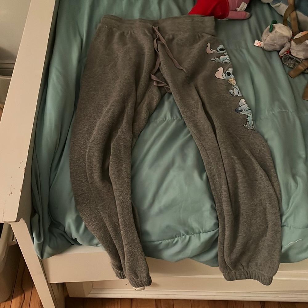 Disney stitch sweat pants